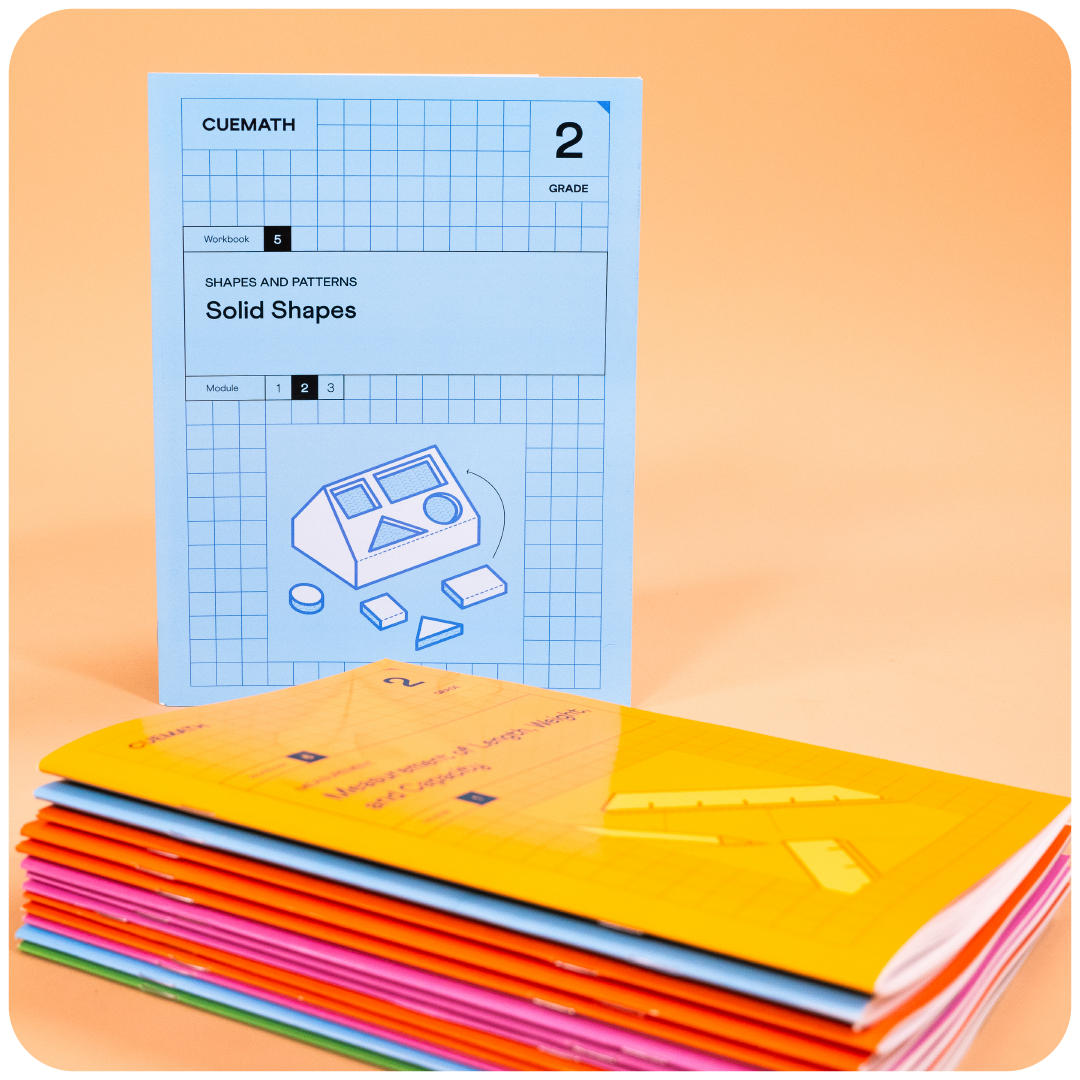 Cuemath Grade 2 Math Workbooks: Three-Digit Numbers, Multiplication, Time, Shapes & More! | Comprehensive Practice for Kids | 7 Chapters