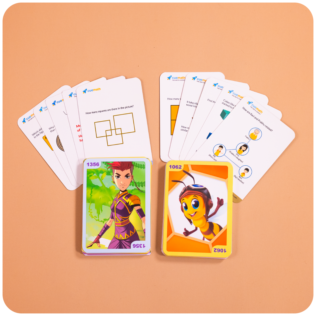 Cuemath's Math Box | 12+ Grade-Specific Workbooks, 70-80 Reasoning Puzzle Cards, Math Challenges, & Interactive Manipulatives
